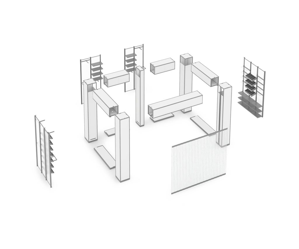 Pop-Up System Exploded View