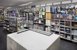 a store filled with lots of counter space
