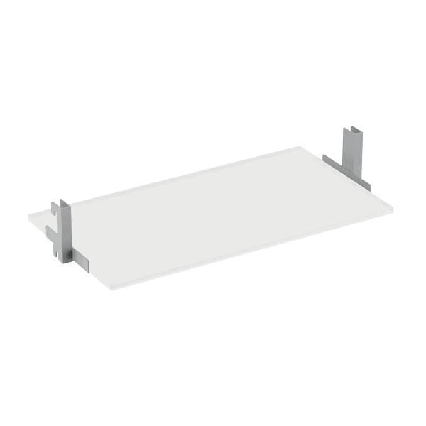 ACRYLIC CENTER-MOUNT SHELF