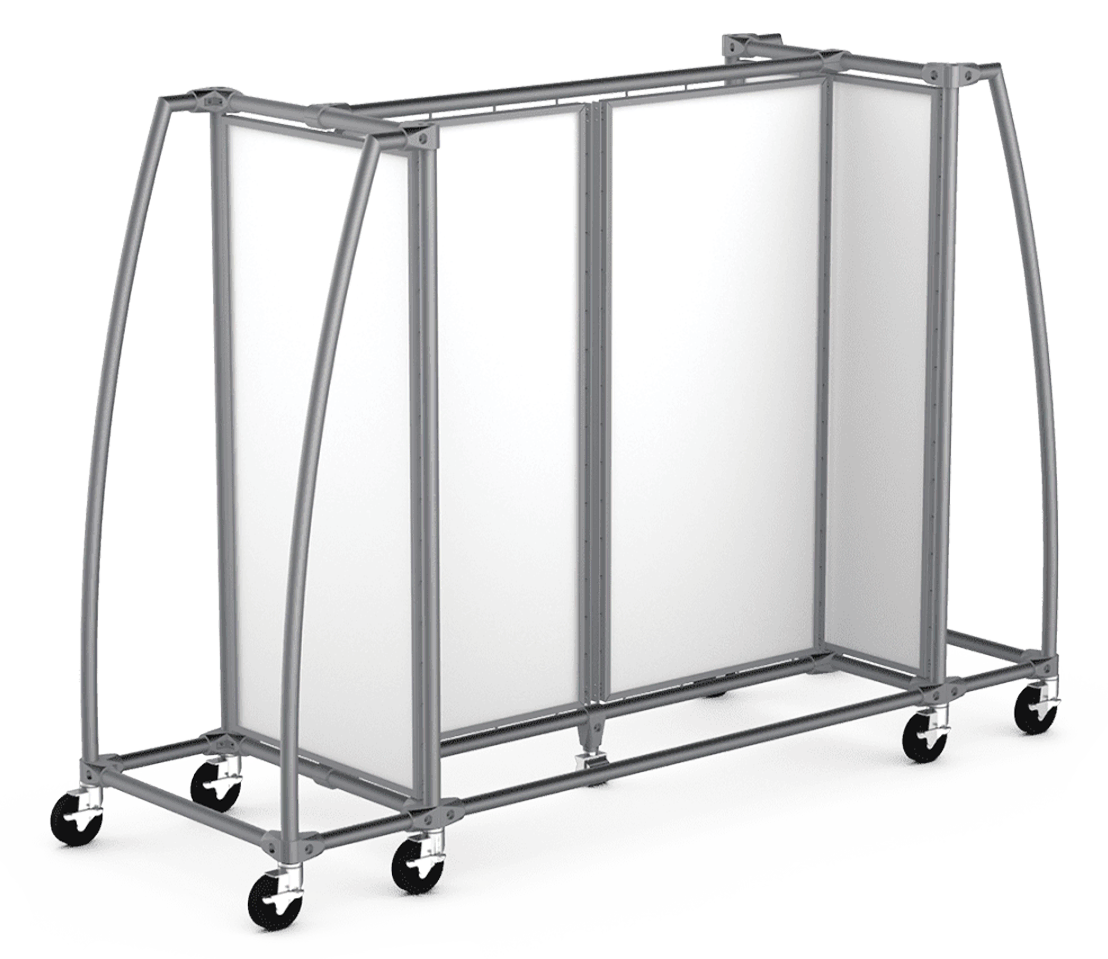 Classic Collection 2-Module Low Gondola with Open Curved Ends