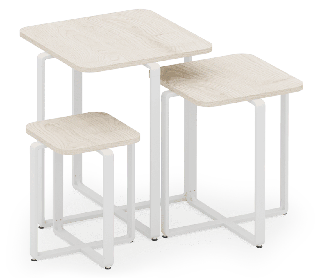 Reveal Large Soft Square Grouping Table