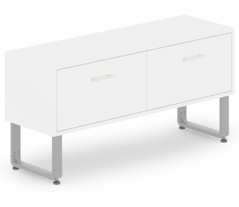 Reveal Collection 2-Drawer Laminated Cabinet